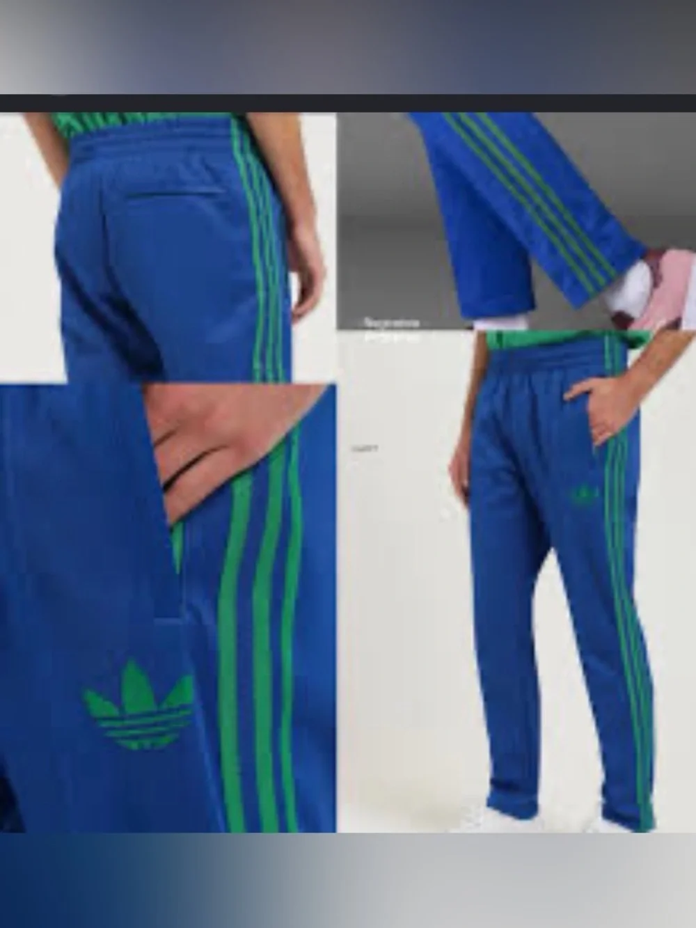 Adidas Originals Adicolor 70s Track Pants  Rare royal/green Men’s-M